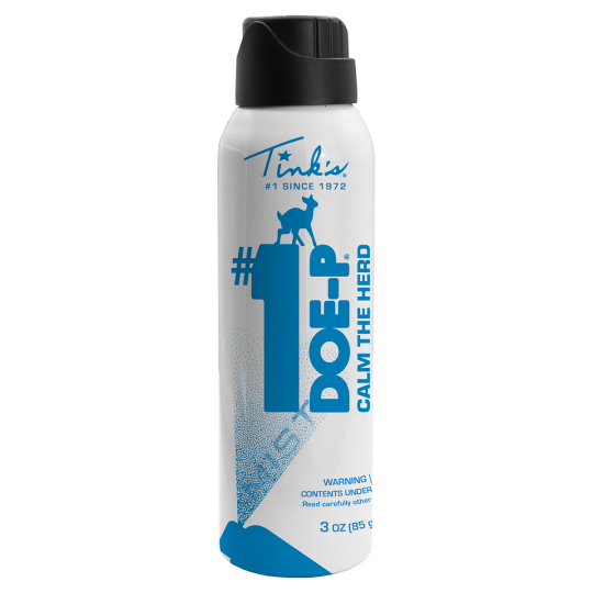 Tink's® #1 Doe-P® Calming Hot Shot® Mist - 3 oz. upright can with black cap - W5312