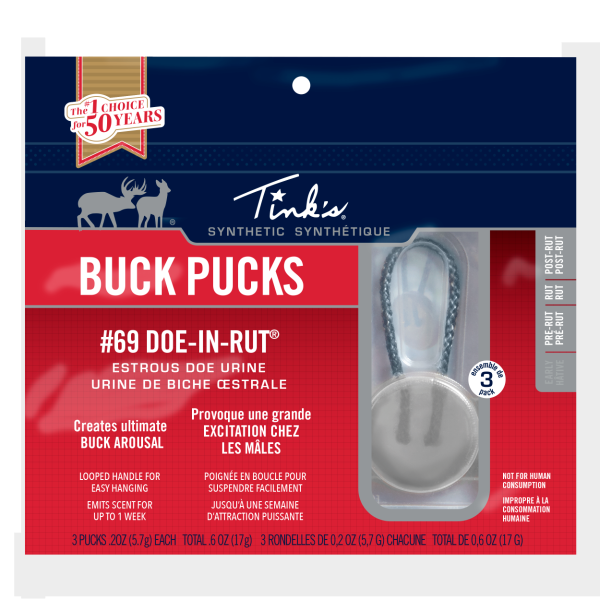 Tink's Synthetic #69 Doe-In-Rut Buck Pucks