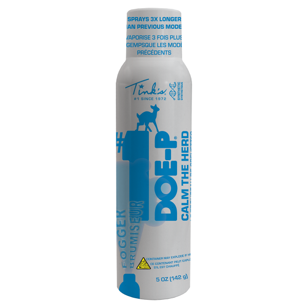 Tink's® #1 Doe-P Calming Synthetic Fogger standing upright on white background - W5272 BL