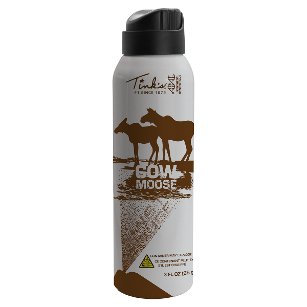 Tink's® Power Moose Hot Shot® Mist - 3oz. upright aerosol can on white background - W5318 BL