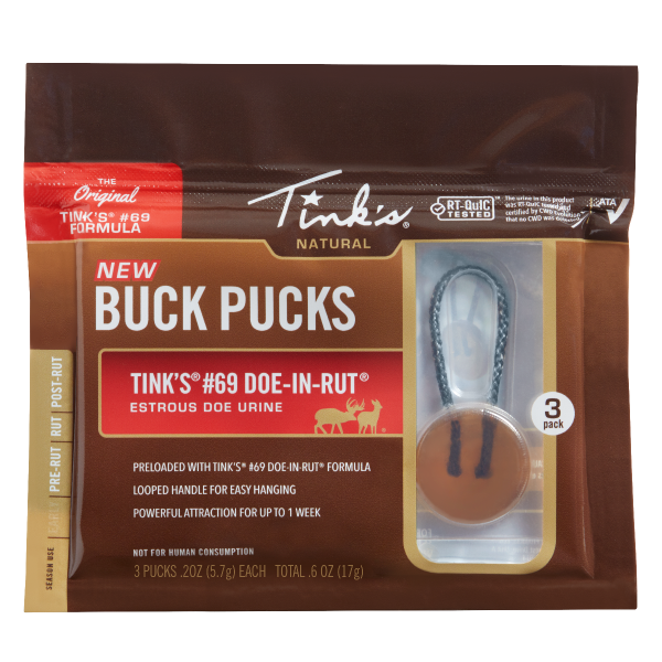 Tink's® #69 Doe-in-Rut Buck Pucks 