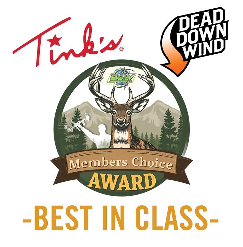 Tink's and Dead Down Wind Secure Top Honors in BowHunterPlanet's Members Choice Awards