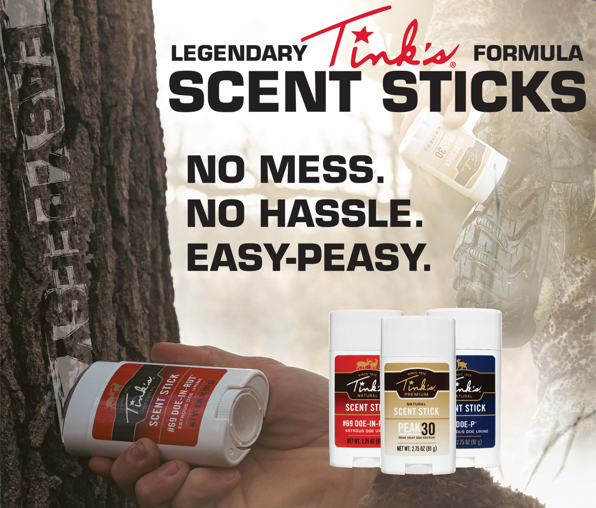 Tink’s® Scent Sticks: The No-Mess, No-Hassle Way to Up Your Hunting Game